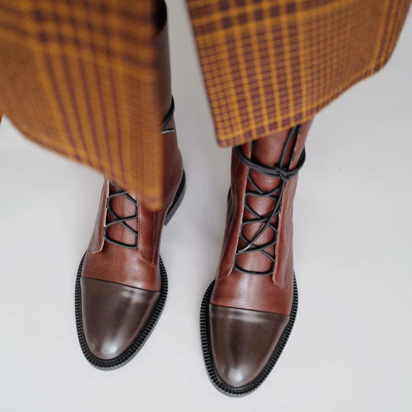 Vintage Heeled Ankle Boots