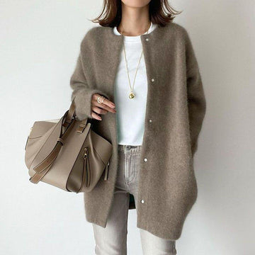 Buttoned Cardigan With Long Sleeves